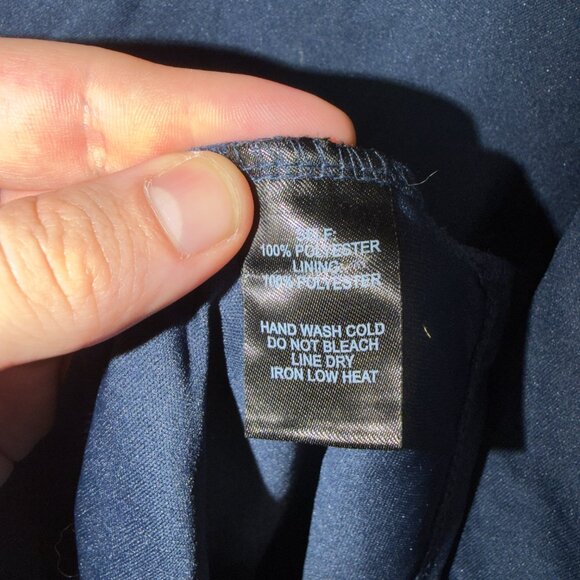 NWT Lulus M Navy Lace Cocktail Dress Sleeveless Sheath Party - Picture 6 of 7